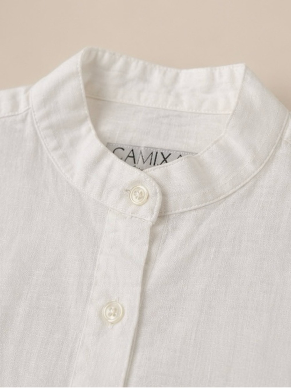 Like New Camixa Lina White Linen Button Down Shirt Size: XS - Picture 4 of 14